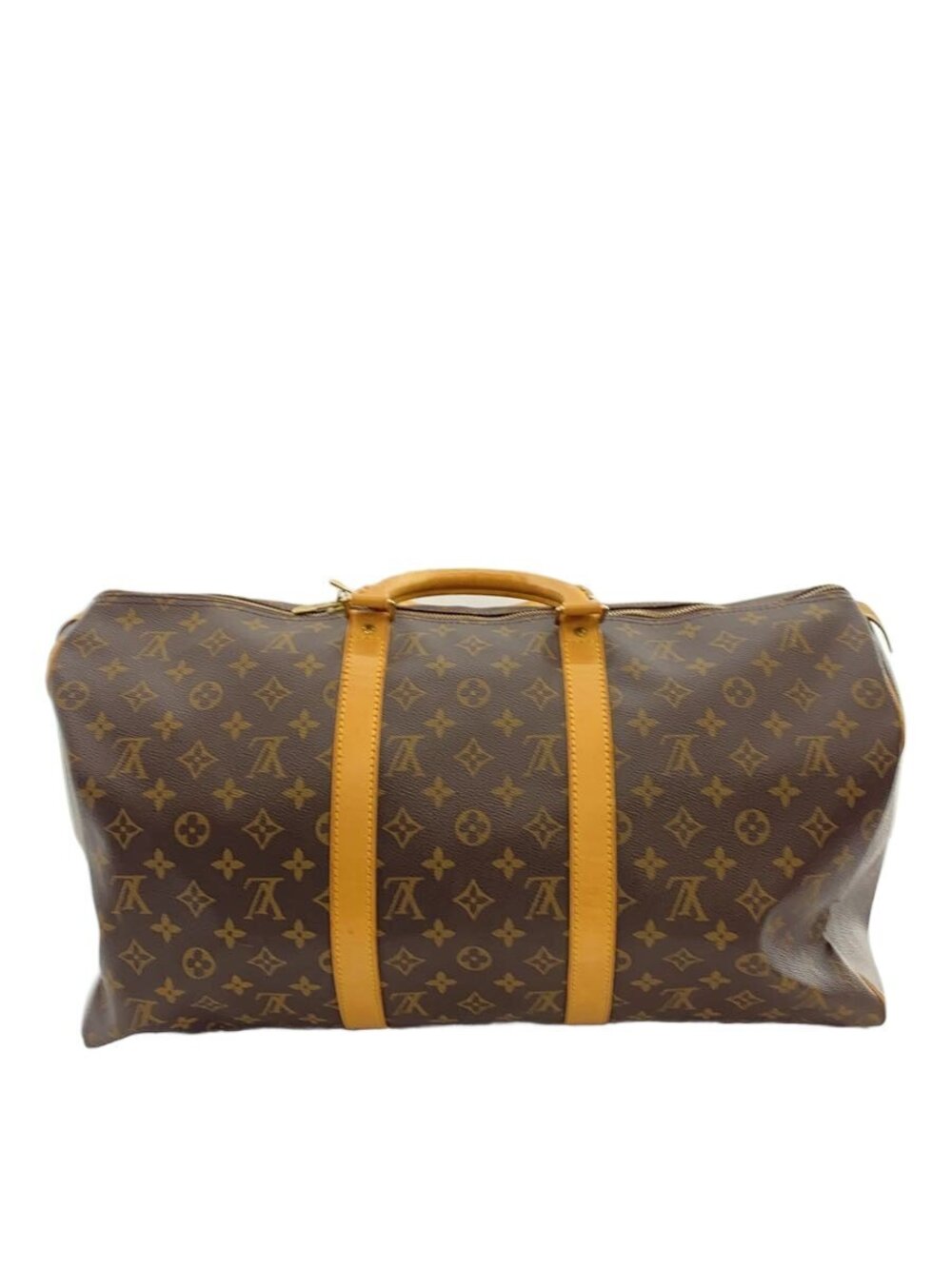 LOUIS VUITTON Keepall Bandouliere Canvas Brown